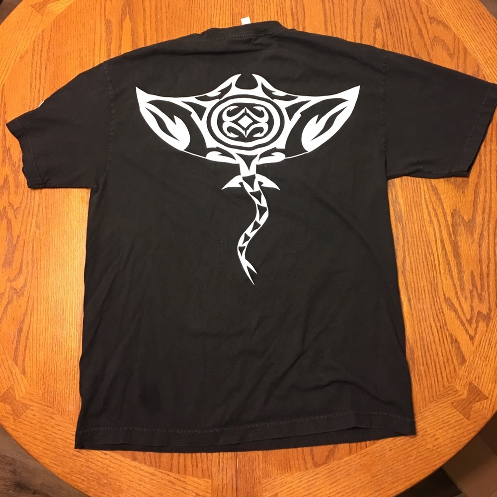Stingray pattern graphic t-shirt